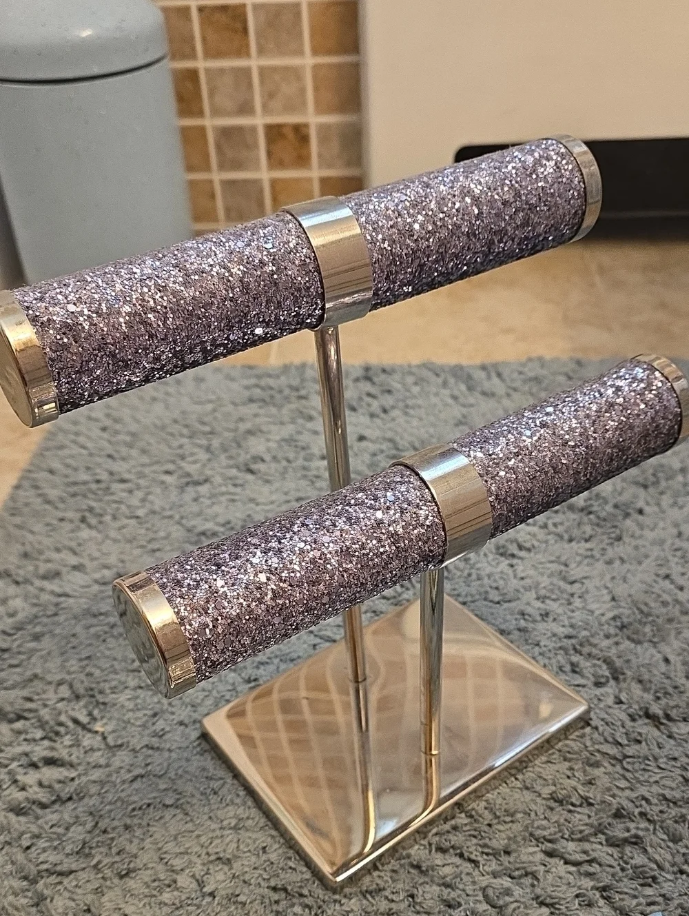 3 Piece Crystal Sparkle Jewely Display Set